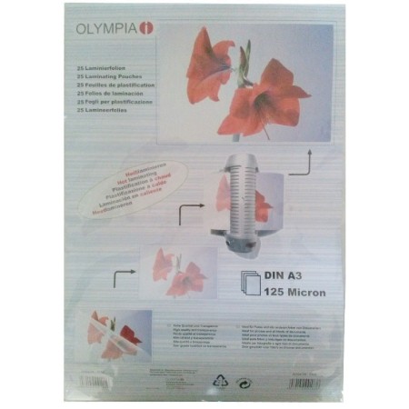 Διαφάνειες πλαστικοποίησης Olympia  Α3- 125MIC 25 PCS